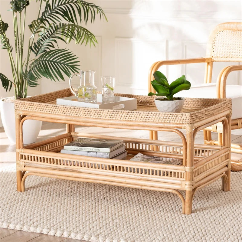 Natural Rattan Coffee Table I36386