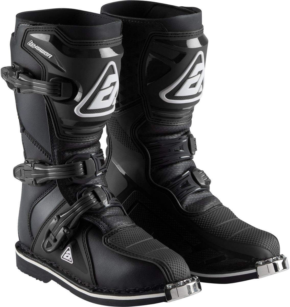 Youth 1 Black Motocross Boots X2921
