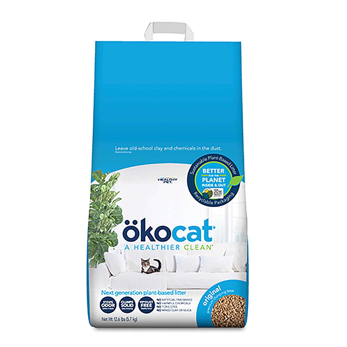 Original Premium Clumping Natural Wood Cat Litter T7543