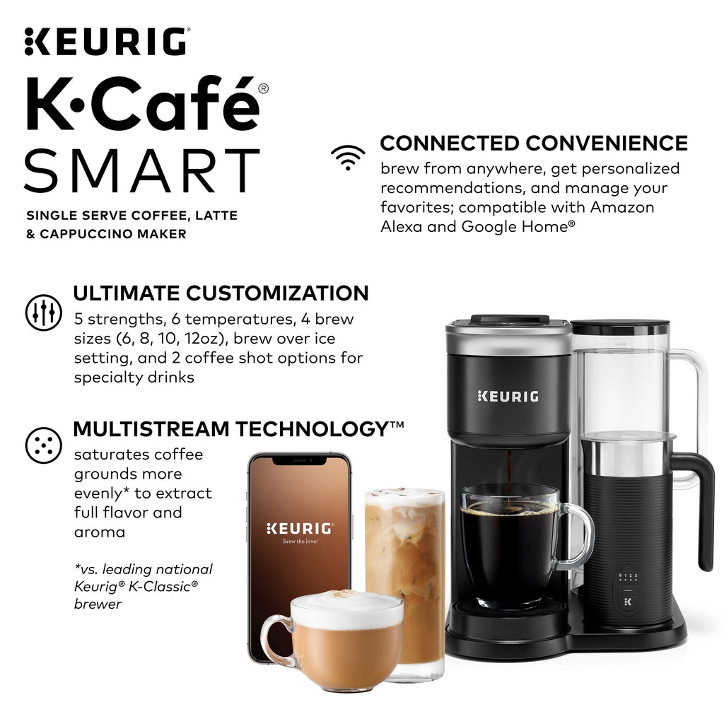 Black Single Serve Coffee and Latte Maker R627