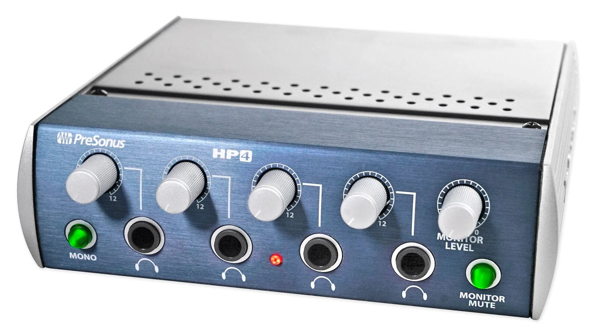 4-Person Podcasting with Mixer Headphones Amp Stands A89882