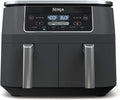 8 Quart DualZone 2-Basket Air Fryer, Grey B7313
