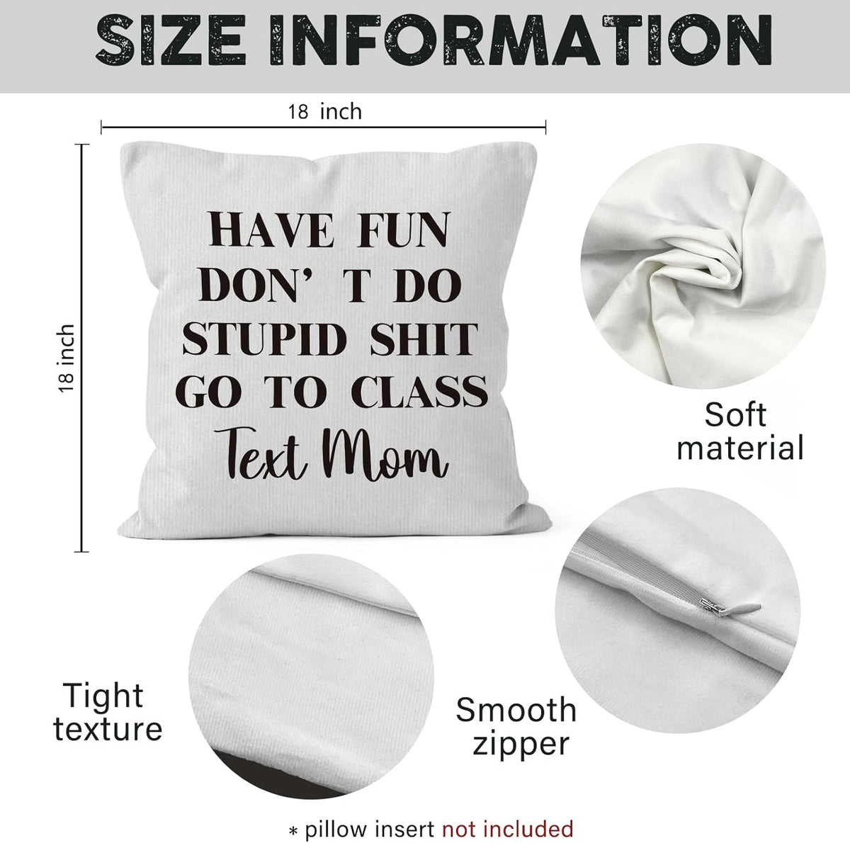 18x18 Square Throw Pillow Covers Y120