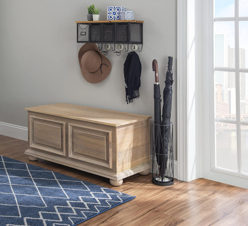 Natural Cedar Chest Bench J4490