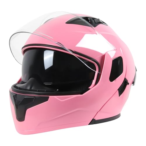 Dual Visor Flip up Modular Full Face Helmet X276