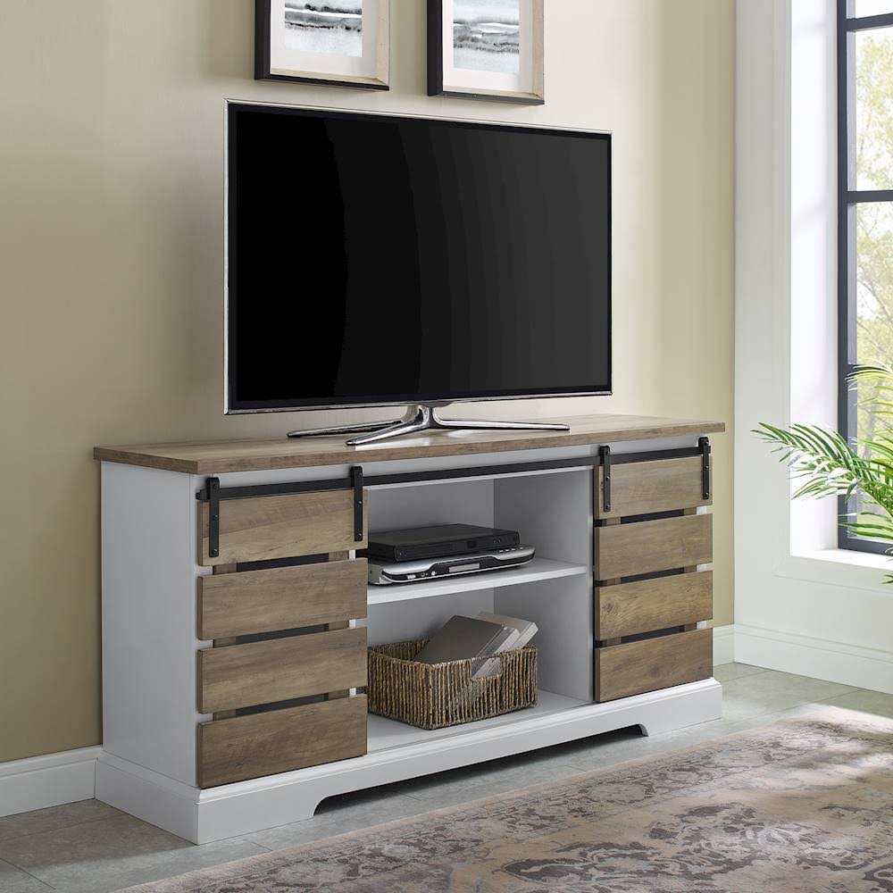 Rustic Farmhouse TV Stand Cabinet N47331