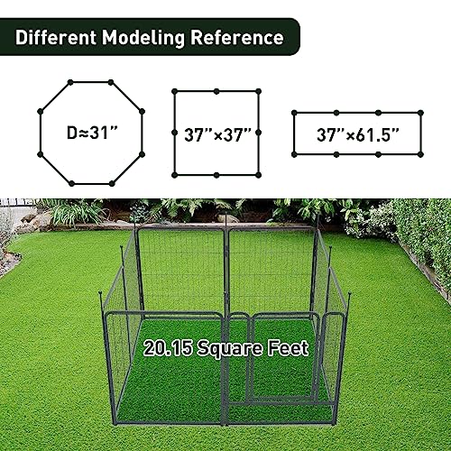 40" Height 16 Panels Foldable Dog Playpen C98420