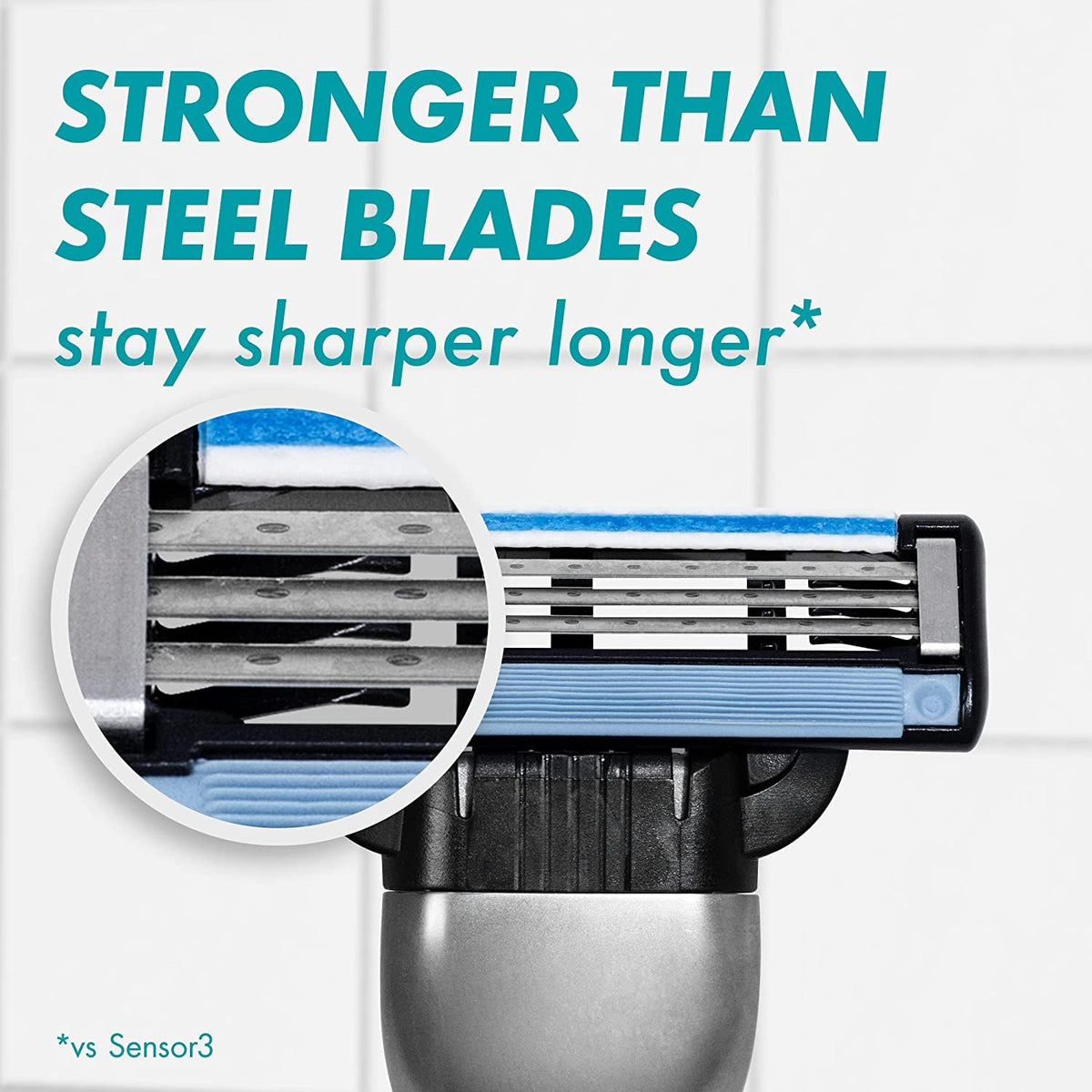 Mach3 Razor Handle + 5 Blade Refills F268681