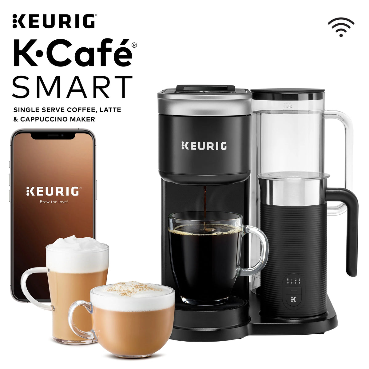 Black Single Serve Coffee and Latte Maker R627