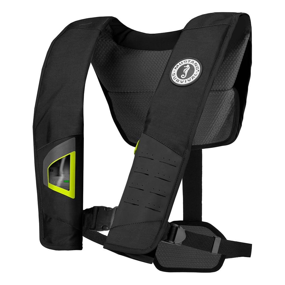 Black/Fluorescent Yellow-green Automatic Inflatable PFD N93146