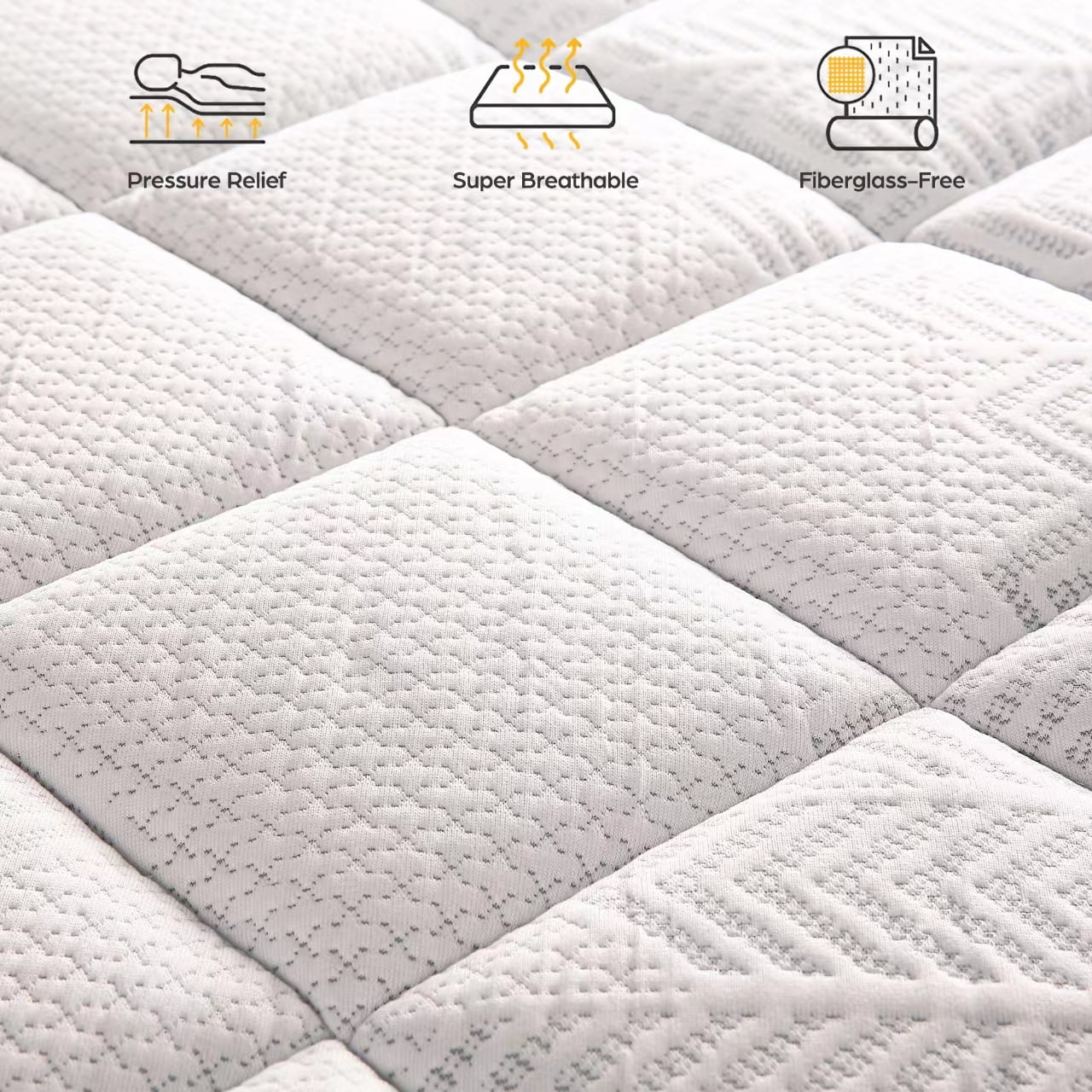 10 Inch Gel Memory Foam Hybrid Mattress T388989