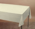 Ivory Plastic Tablecover, Case of 24 D34930