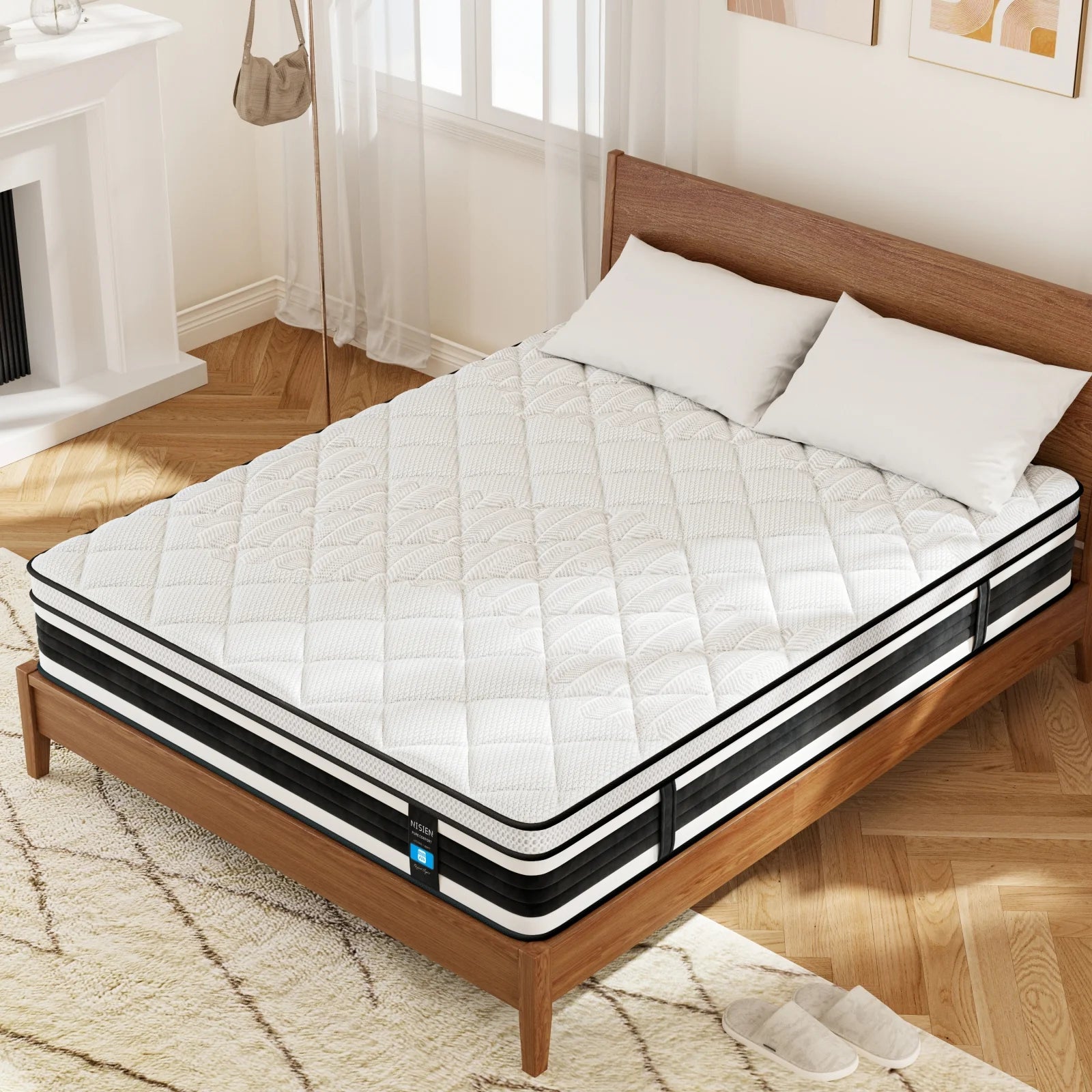 10 Inch Gel Memory Foam Hybrid Mattress T388989