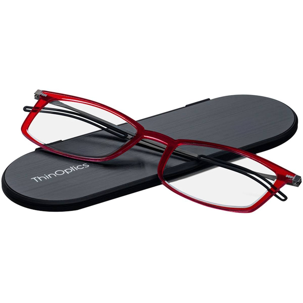 Red Reading Glasses with Case M668874