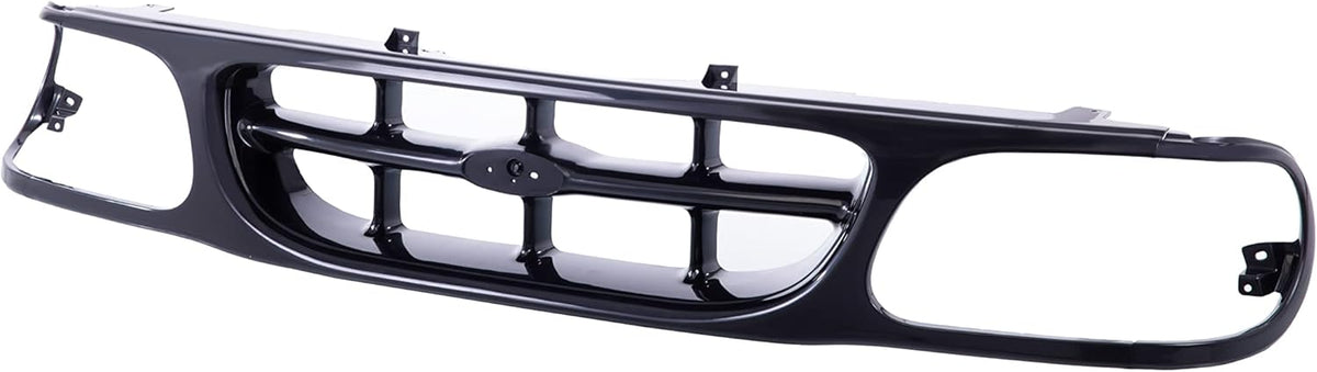Front Black Shell Grille Assembly Grill And Insert With Emblem Provision For Ford Explorer 1995-2001 T608065