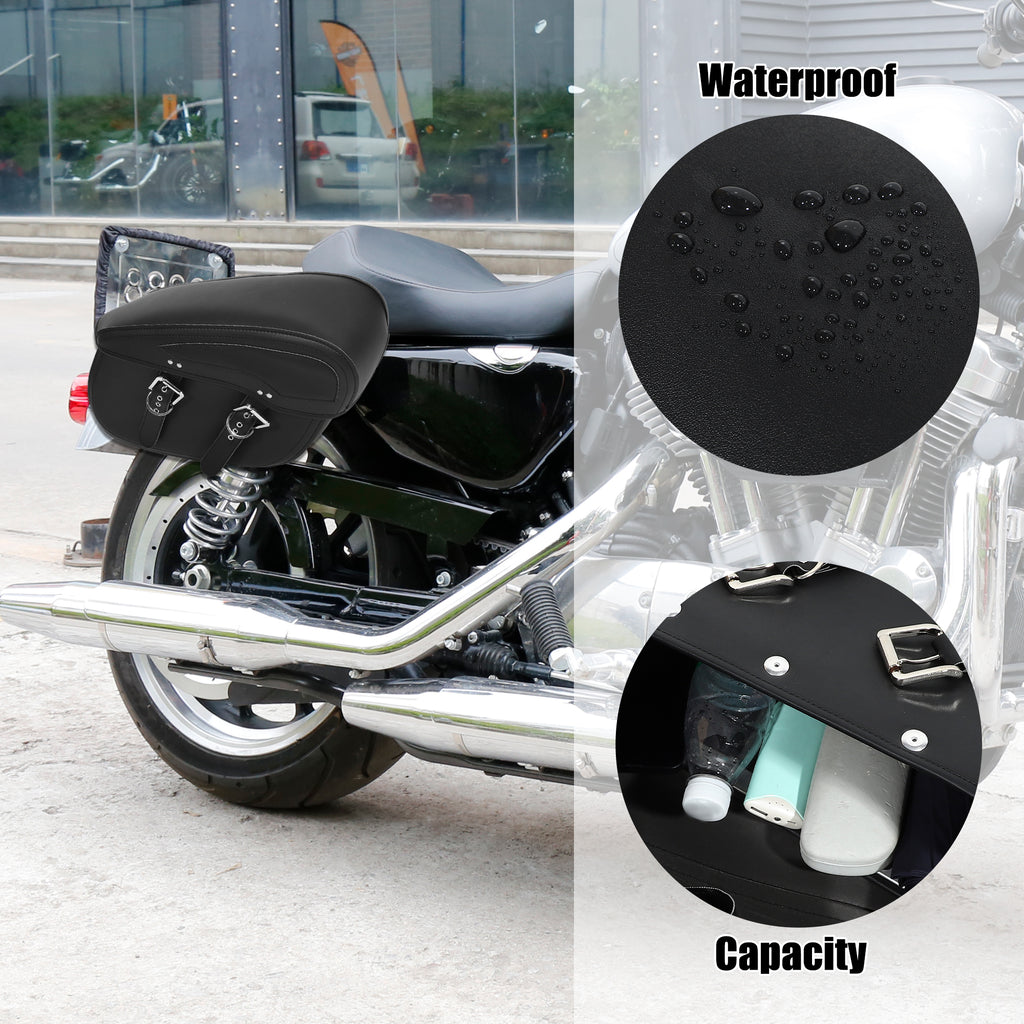 Black Motorbike Saddlebag Tool Bags Q56777
