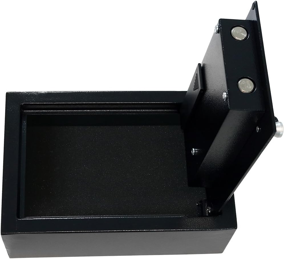 Metal Security Cabinet with Programmable Lock, 0.28 Cubic Feet, Pack of 2 R471