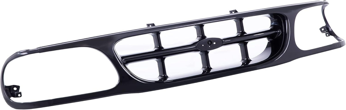 Front Black Shell Grille Assembly Grill And Insert With Emblem Provision For Ford Explorer 1995-2001 T608065