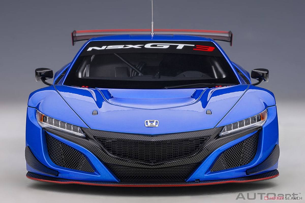 1/18 Scale Diecast Honda NSX GT3 Hyper Blue B9759
