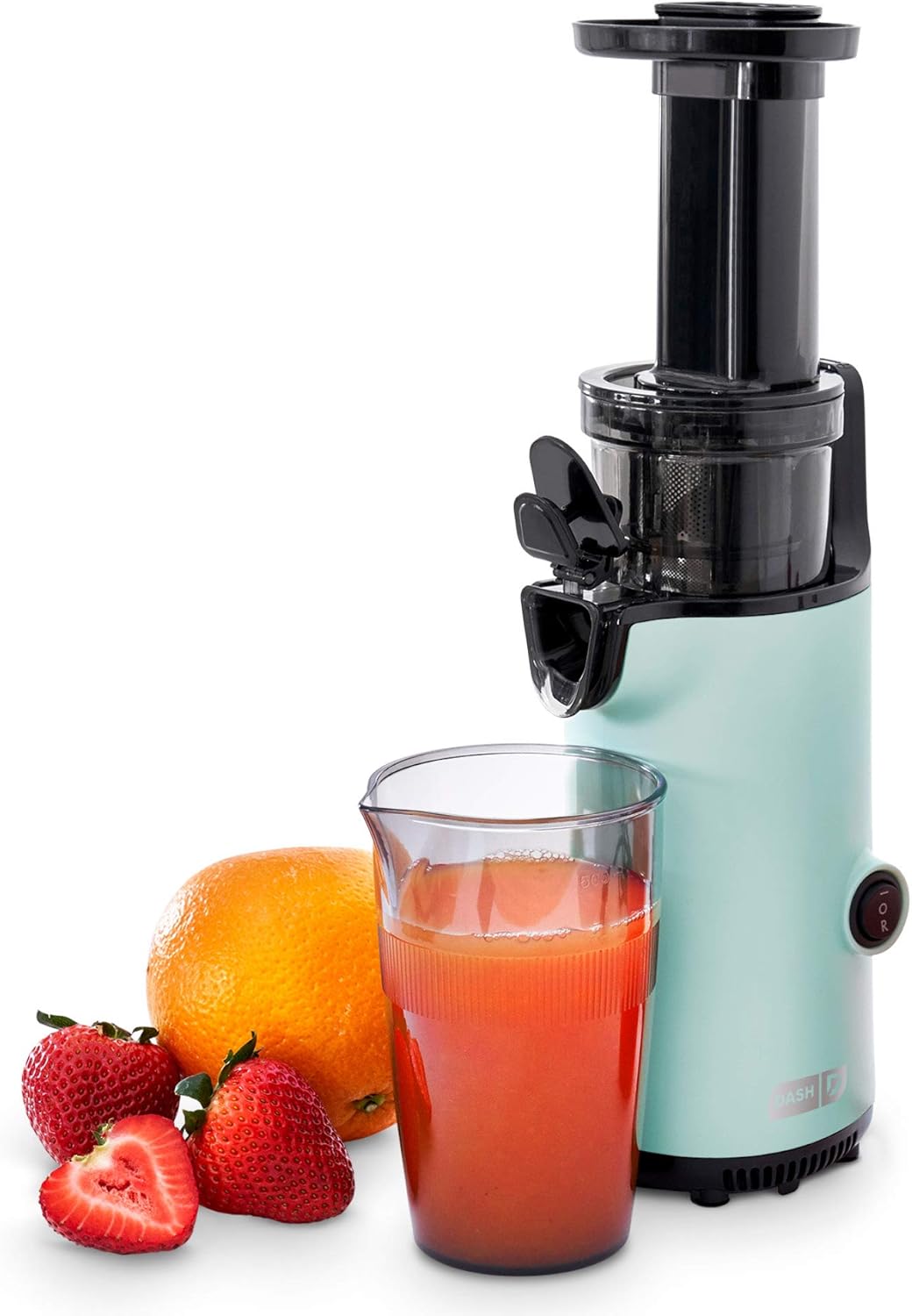 Graphite Masticating Slow Juicer with Brush and Pulp Measuring Cup E867244