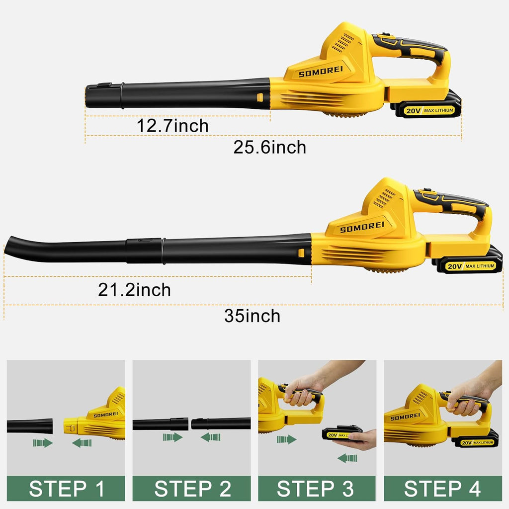 20V Cordless Handheld Leaf Blower, Pack of 2 X953092