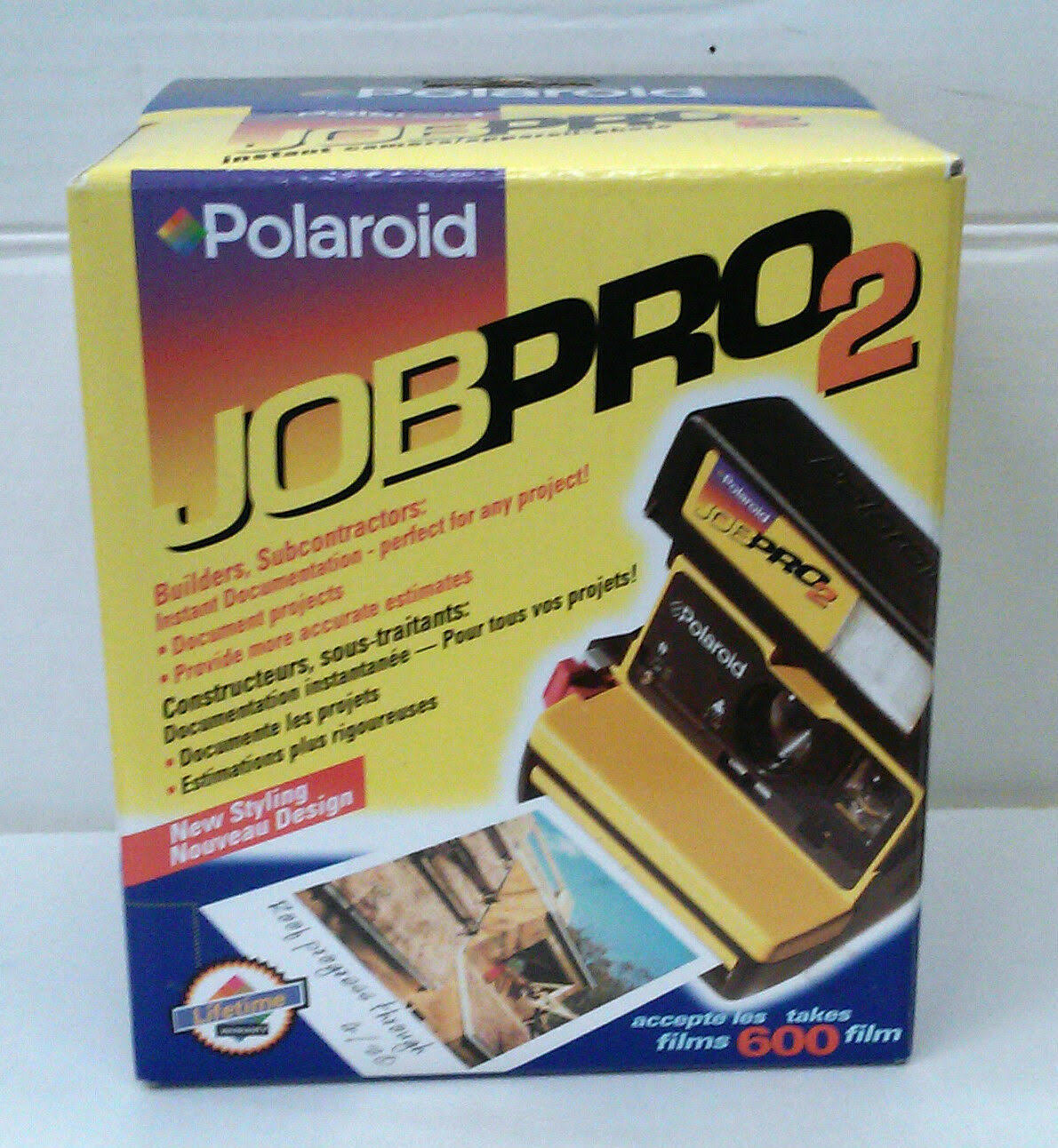 Instant camera black yellow F35495