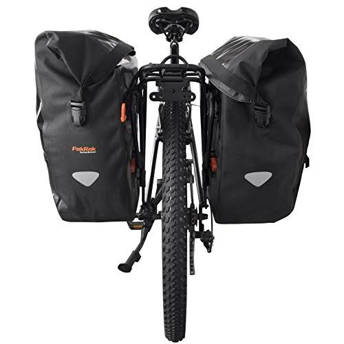 Black Waterproof Bicycle Panniers (Pair) E989