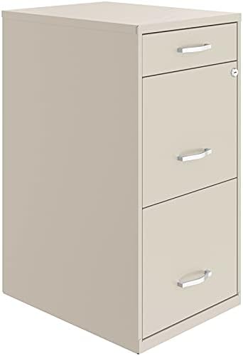 3 Drawer Metal File Cabinet Black I9087