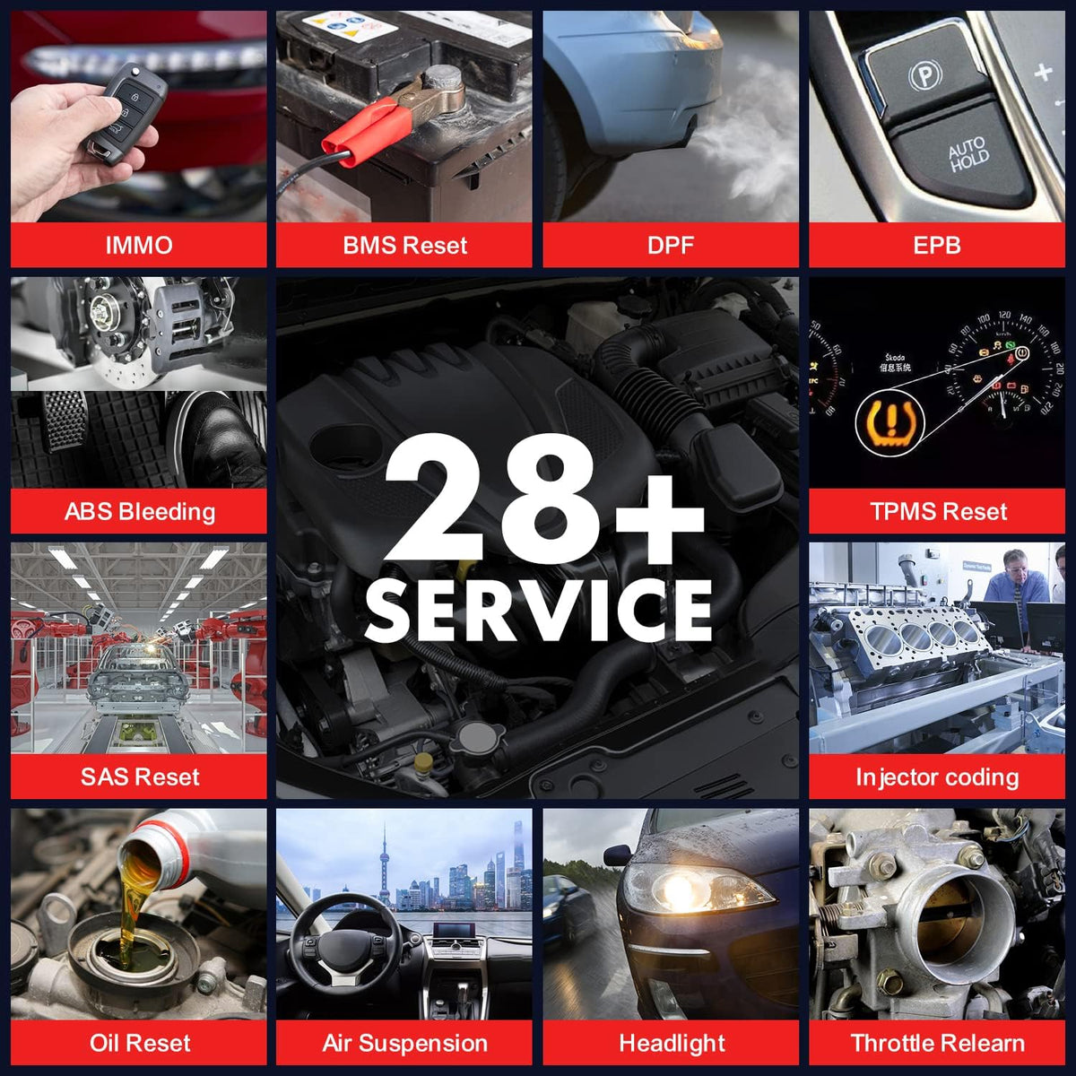 Car Diagnostic Scanner with All System Diagnostic Scan Tool K464398