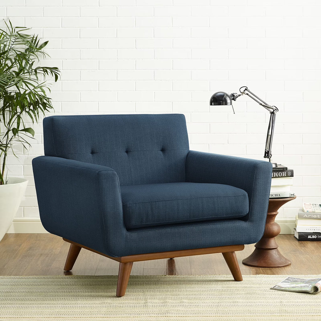 Azure Upholstered Fabric Armchair S24252