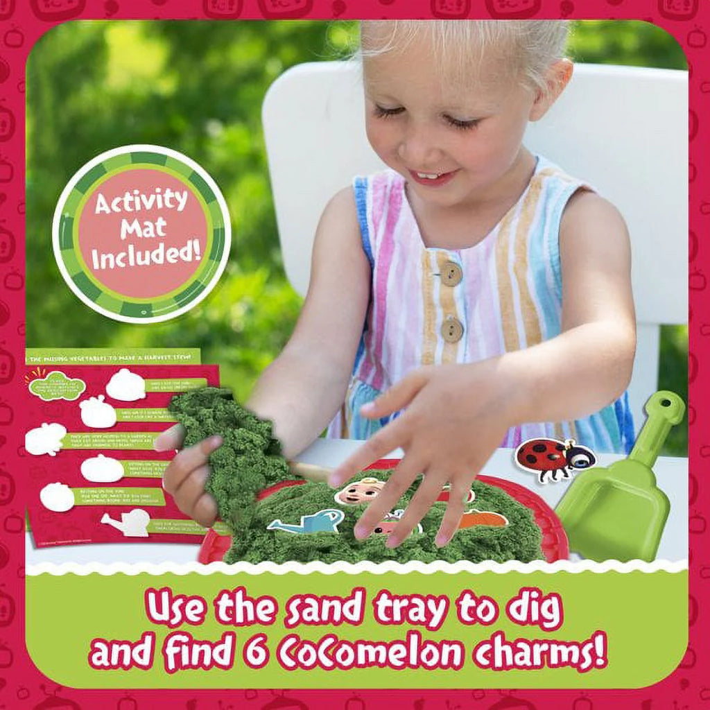9 Piece Sand Activity Set with Reusable Tray, Shovel and Charms N870308