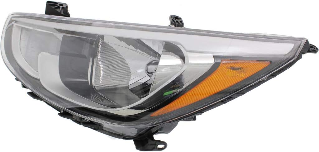 Hyundai Accent Headlight Assembly 2015 2016 Pair Halogen U233453