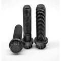 7/8-14 x 4 1/2 Fine Thread 12-Point Flange Screw Alloy Steel Thermal Black Oxide Pk 10 A118653