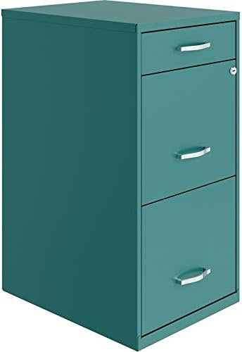 3 Drawer Metal File Cabinet Black I9087