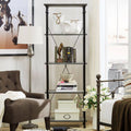 Weathered Grey Open Bookcase T501975