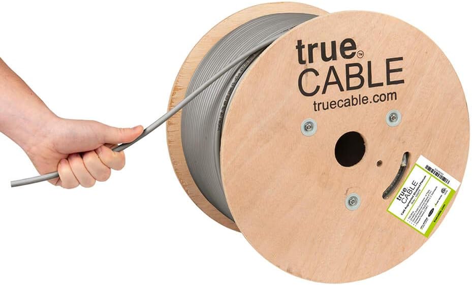 1000ft Purple 23AWG Solid Bare Copper Bulk Ethernet Cable H280