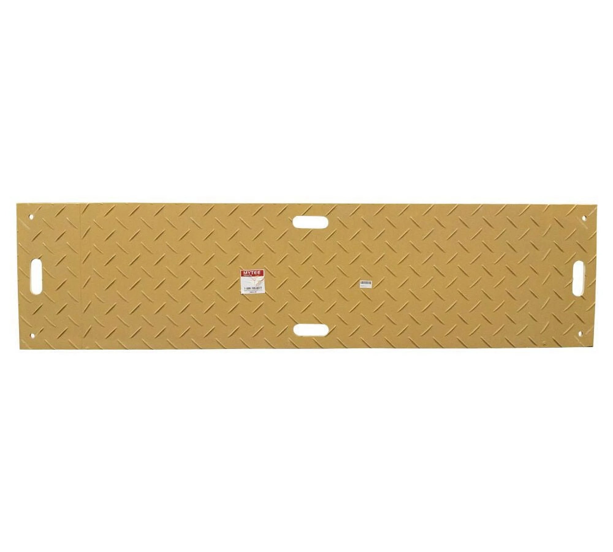 4 Pcs Tan Ground Protection Mats, 2' x 8', Heavy Equipment Mats N11885