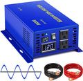 600W Pure Sine Wave Inverter 12v to 110v 120v dc to ac Dual US Plug U281