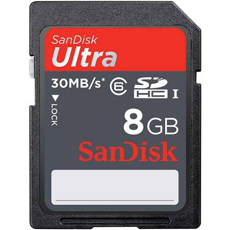 8GB SDHC Class 6 Flash Memory Card B21043