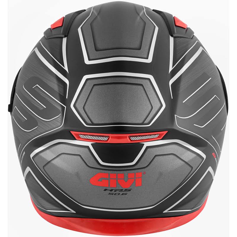 Helmet 50.6 Sport Deep Matt Black / Red - Size Xs A785535
