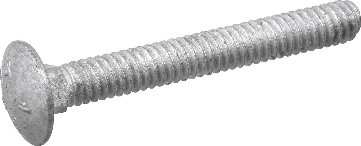 Hot Dipped Galvanized Carriage Bolt, 5/8-Inch x 2-1/2-Inch, 25-Pack Y792