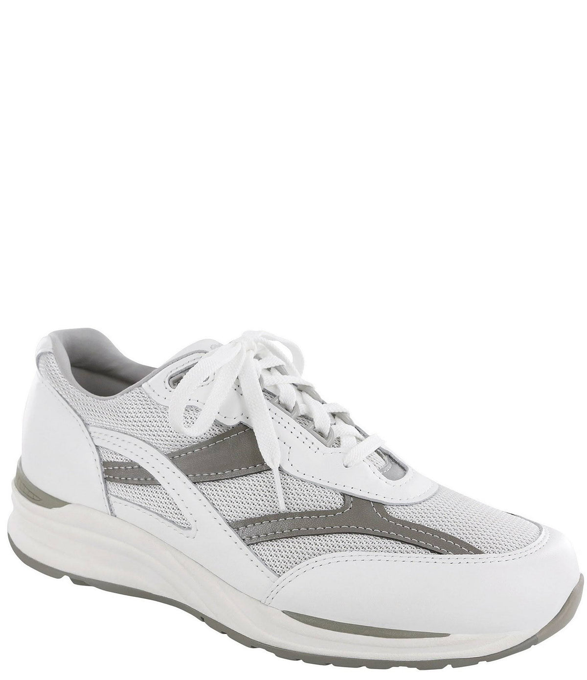 White 8.5 Narrow Mesh Shoes D6458