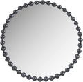Gold Round Metal Mirror, 36 Diameter M578