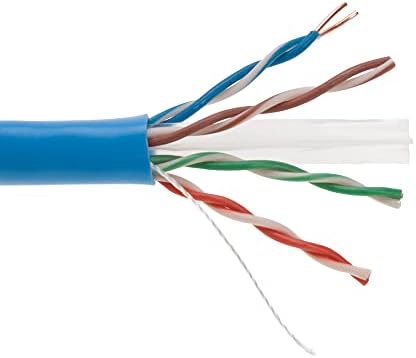 1000ft CAT6 Solid Ethernet LAN UTP 23AWG Network Wire Black J999