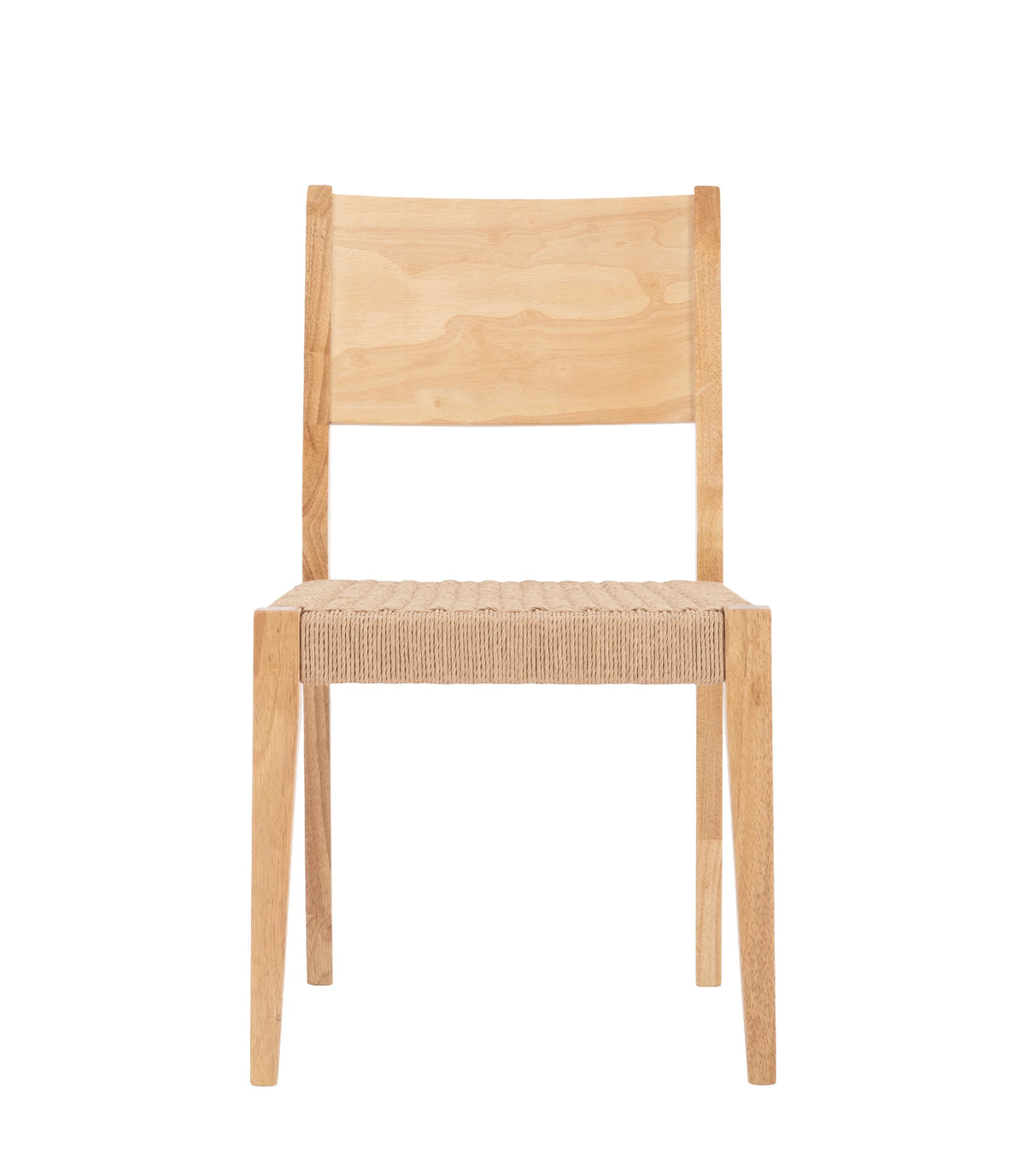 Natural Handwoven Rope Seat Dining Chair, Set of 2 P82534