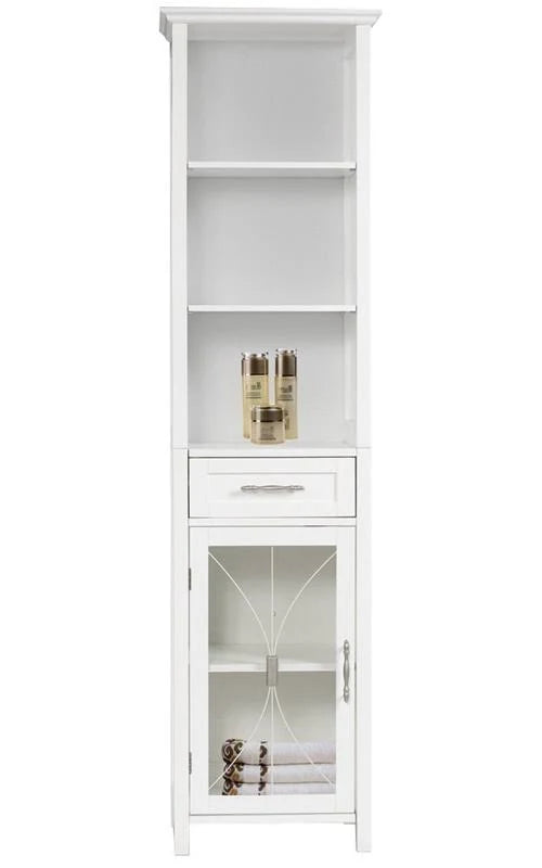 White Linen Cabinet E5887