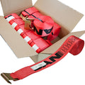 10 Pack 4 inch x 30 foot Winch Strap with Flat Hook A162147