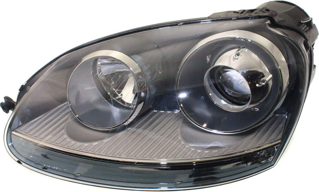 Headlight Lens and Housing Set of 2 for Volkswagen Jetta Rabbit GTI Y550084