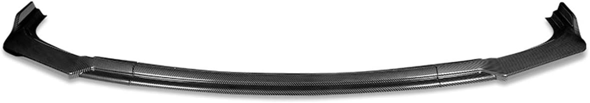 3Pcs Matte Black Car Front Bumper Lip Spoiler Body Kit T697
