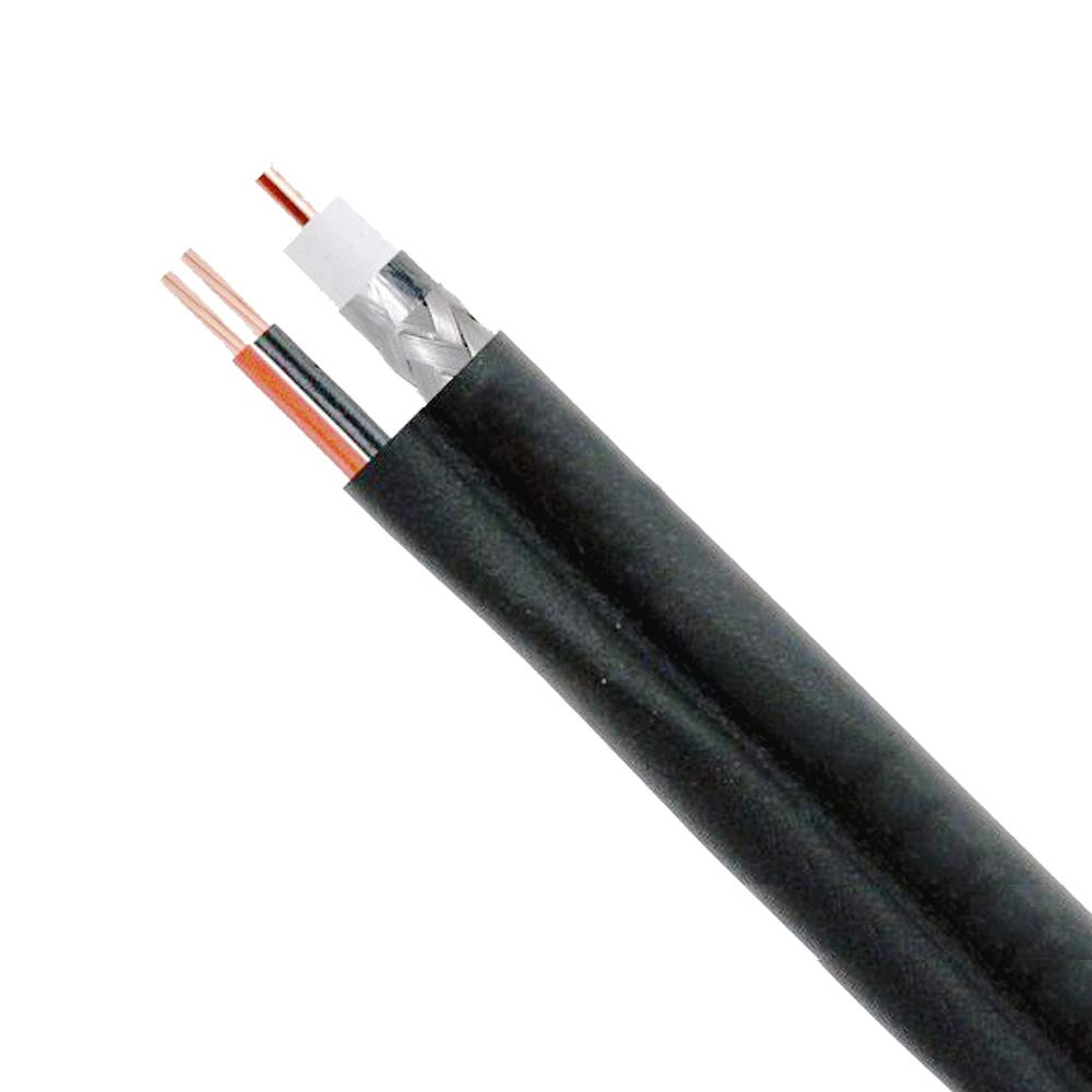 500 ft RG6/U Coaxial CCTV Cable with 18AWG/2 Power M28386